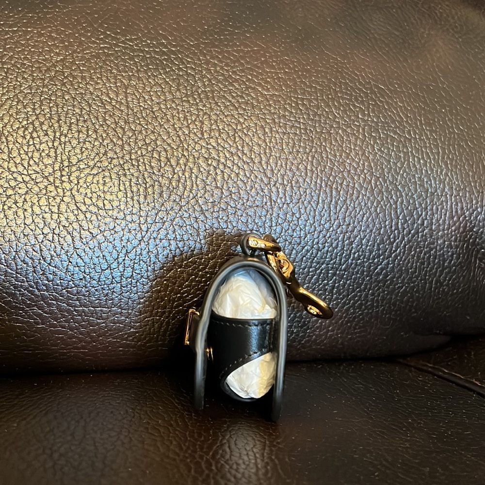 Versace unisex Greca goddess logo monogram leather AirPods Pro lanyard case NEW - Picture 4 of 11